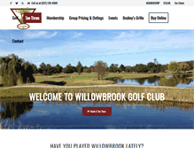Tablet Screenshot of golfwillowbrook.net